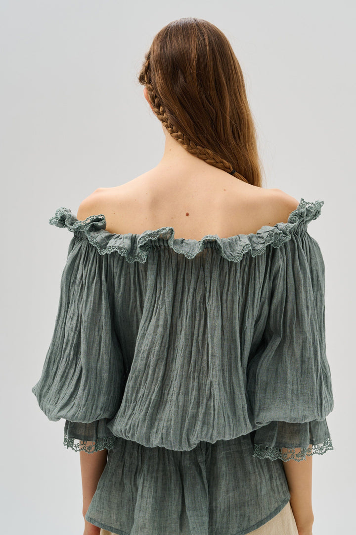 Stella 25 | Ruffled Lace Fairy Blouse