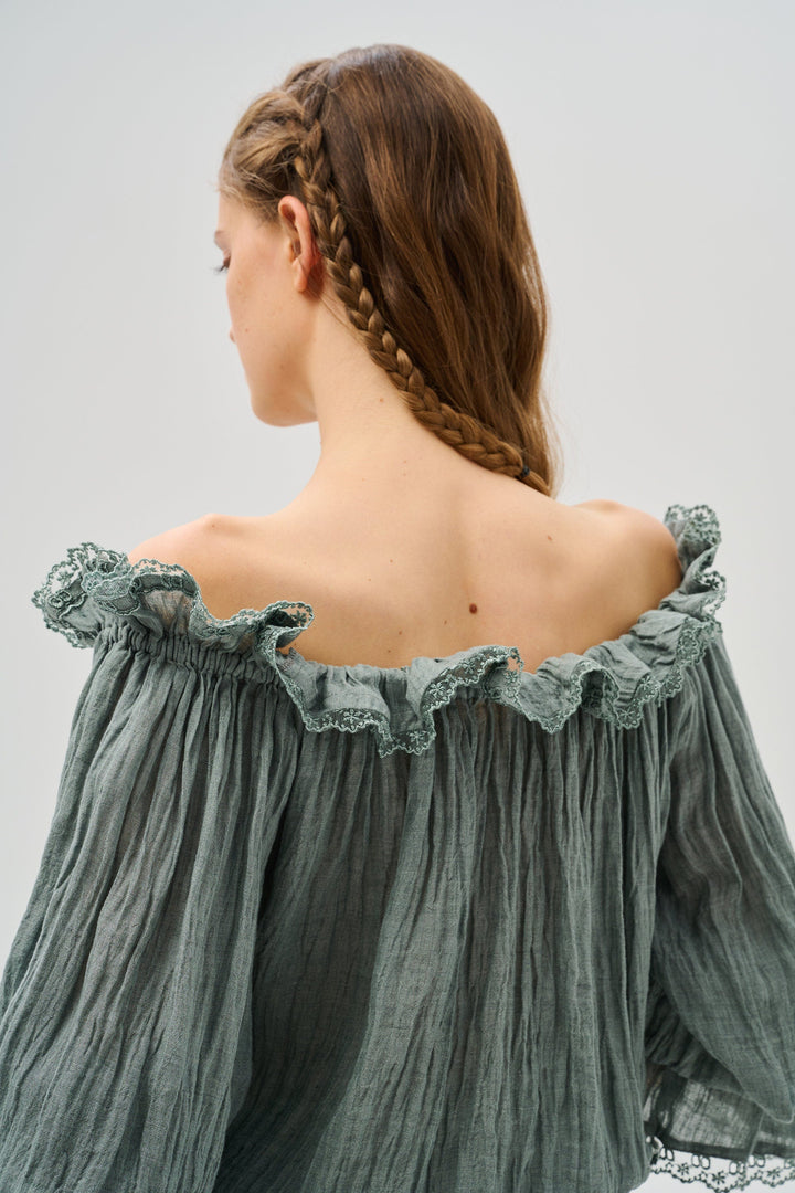 Stella 25 | Ruffled Lace Fairy Blouse