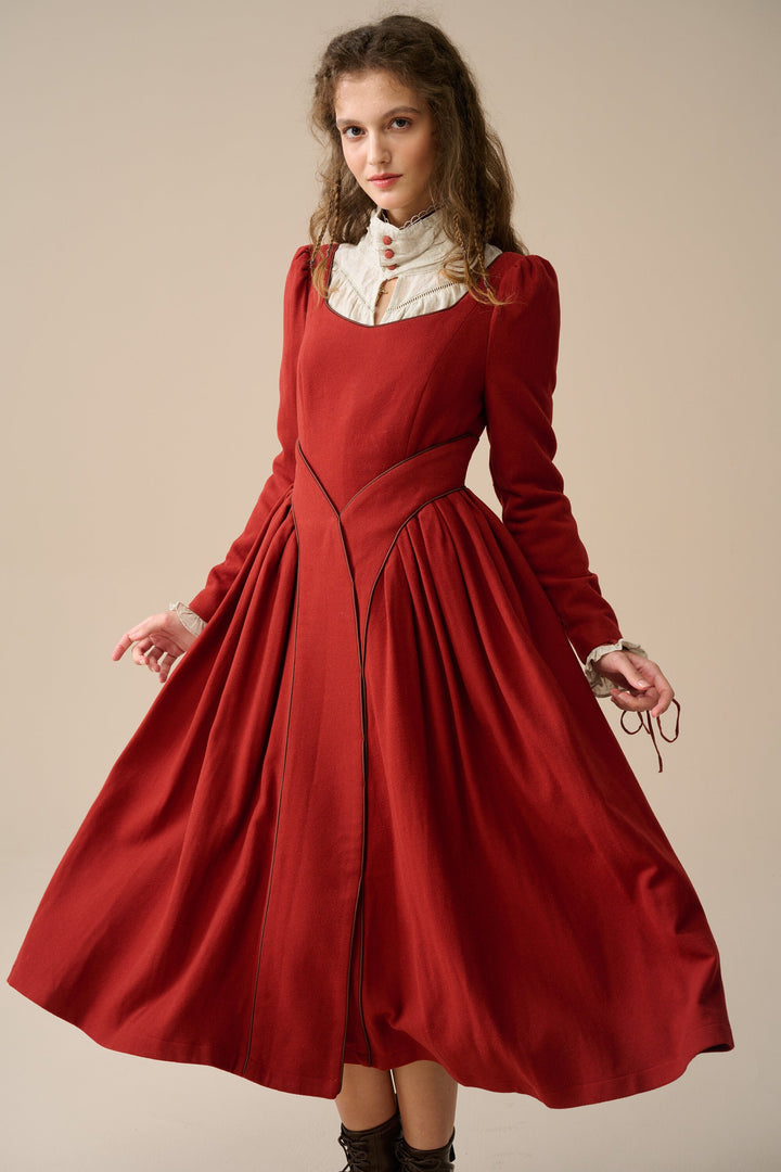 Rosalind 19 | Vintage victorian wool dress