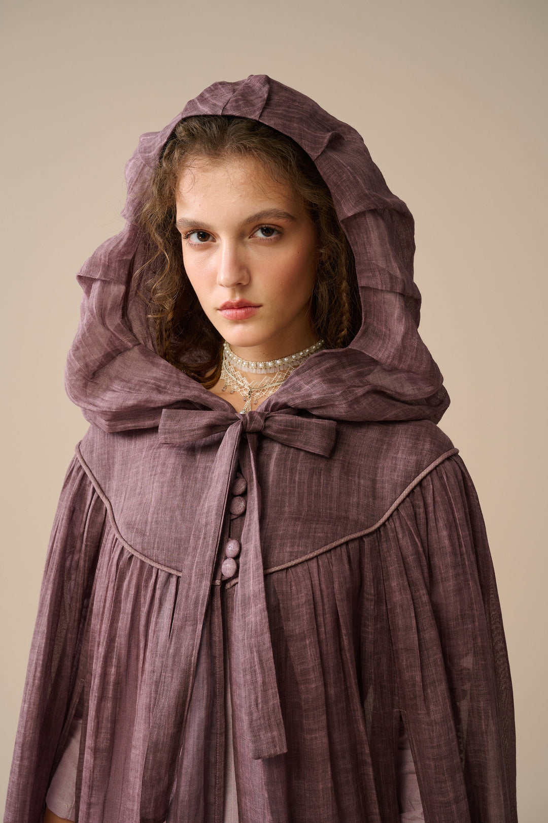 Venus 24 | Fairy Linen Hooded Cloak