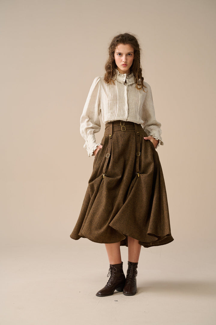 Cynthia 16 | Adjustable wool skirt