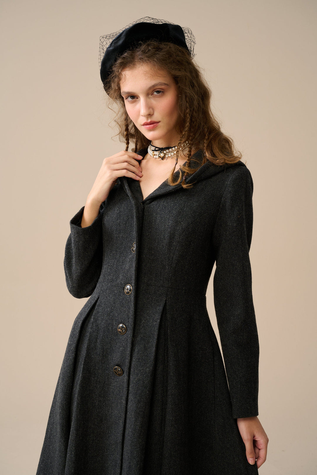 My Fair Lady 26 | Hooded Wool Coat