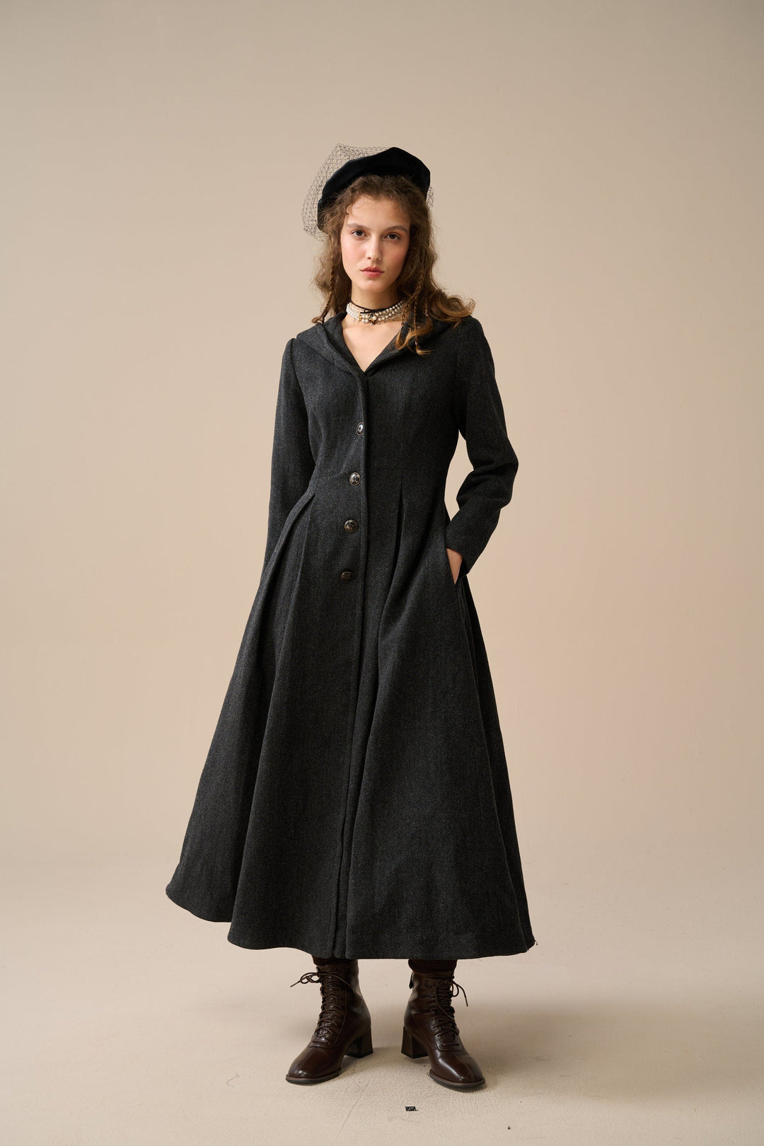 My Fair Lady 26 | Hooded Wool Coat