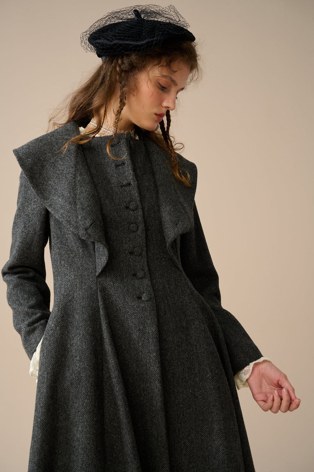 Gemma 17 | 100% wool victorian coat