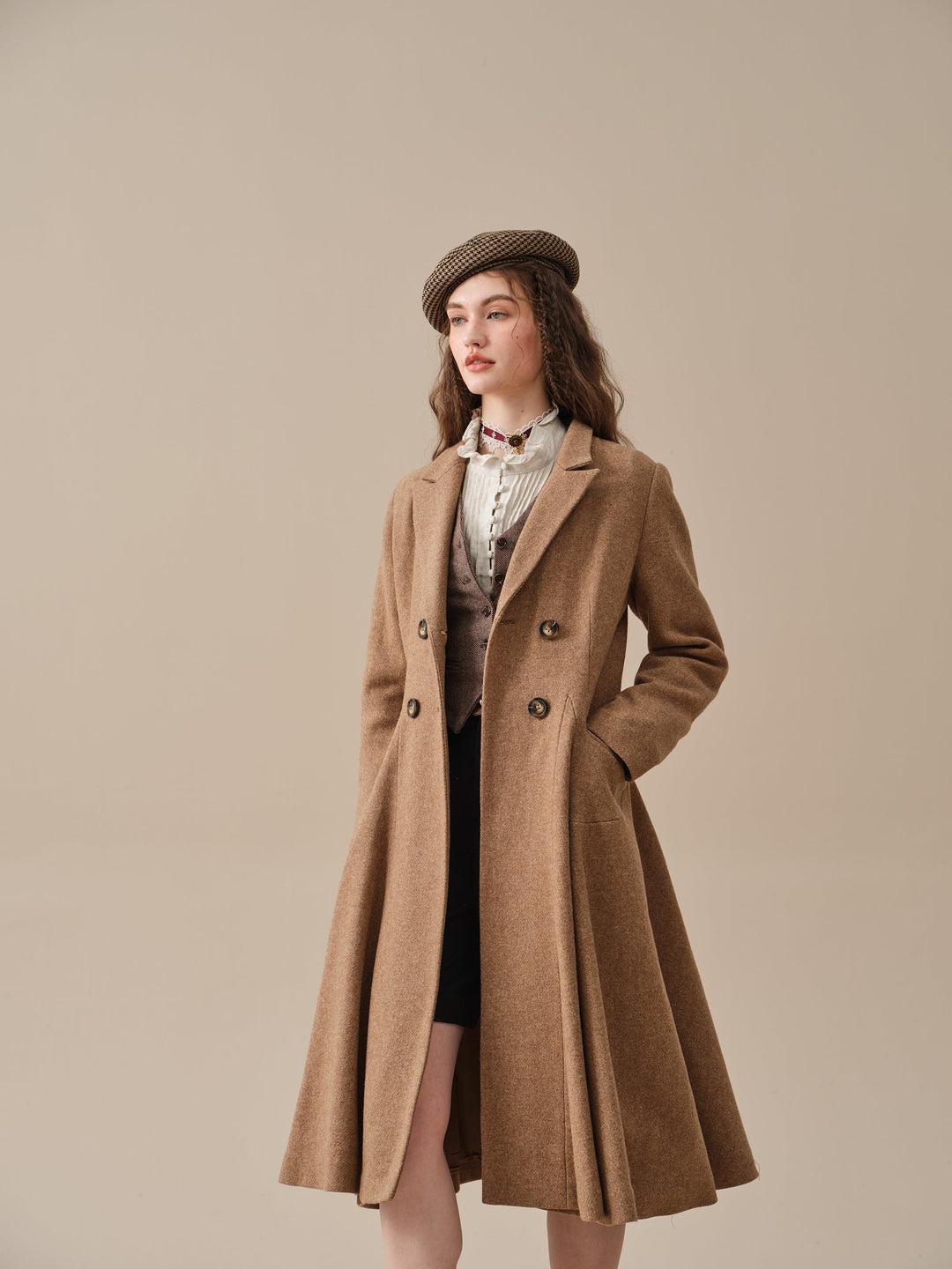 The Roman Holiday 17 | 100% wool classic coat