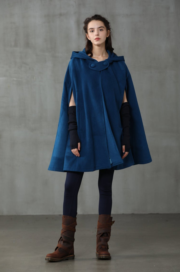 The New Yorker | Hooded Cashmere Cape