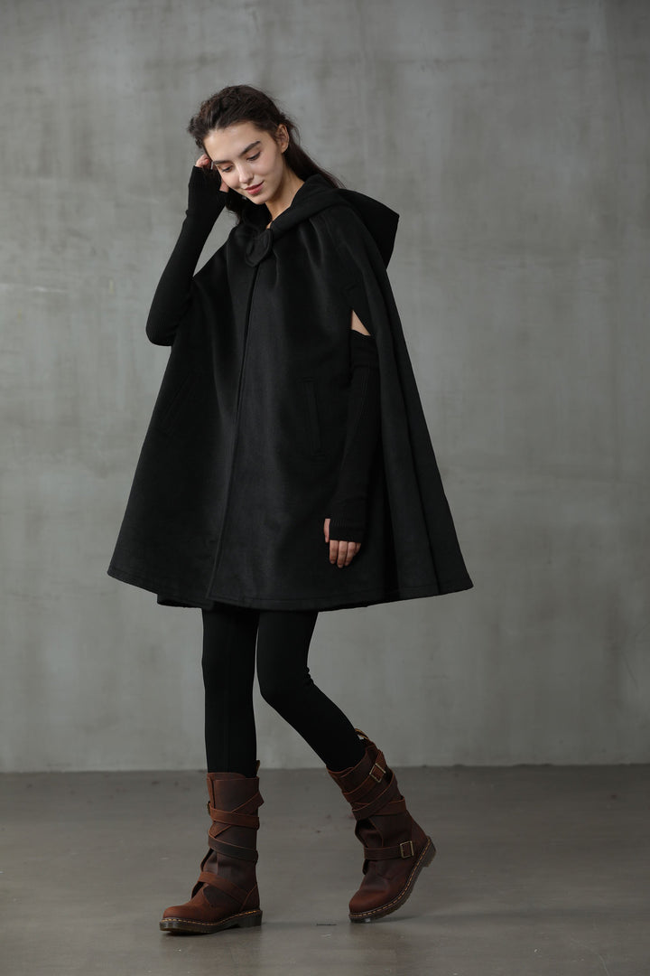 The New Yorker | Hooded Cashmere Cape