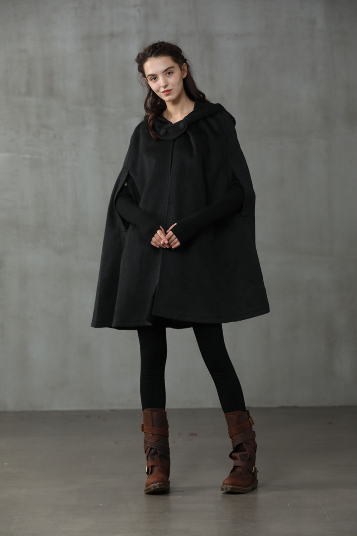 The New Yorker | Hooded Cashmere Cape