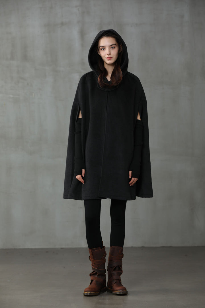 The New Yorker | Hooded Cashmere Cape