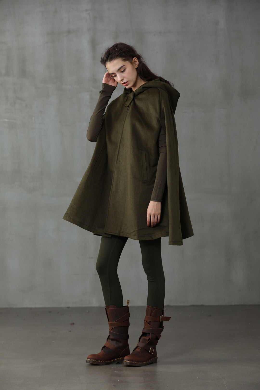 The New Yorker | Hooded Cashmere Cape