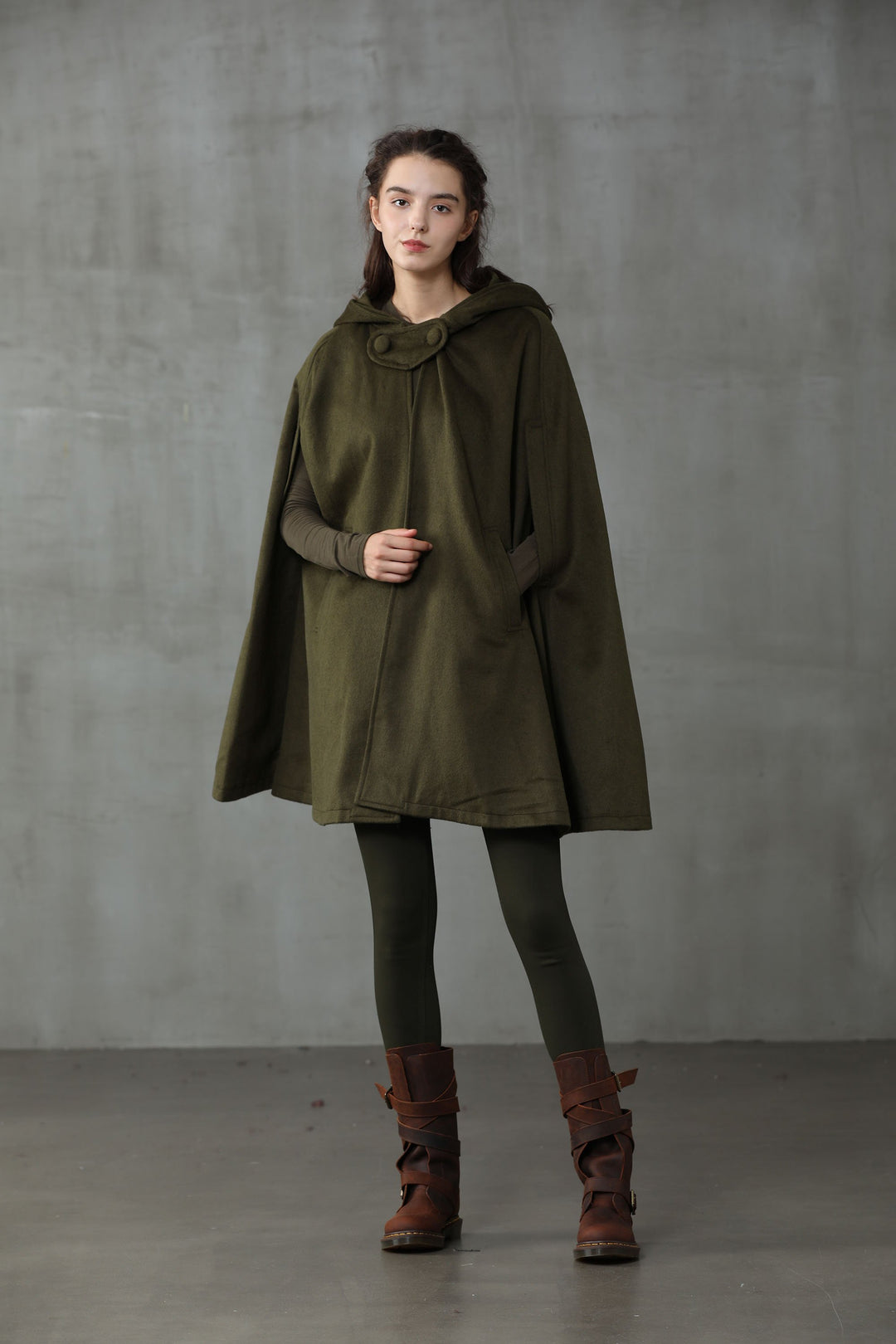 The New Yorker | Hooded Cashmere Cape