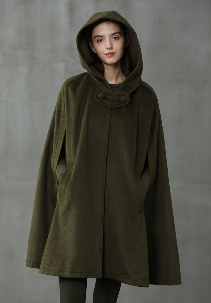 The New Yorker | Hooded Cashmere Cape