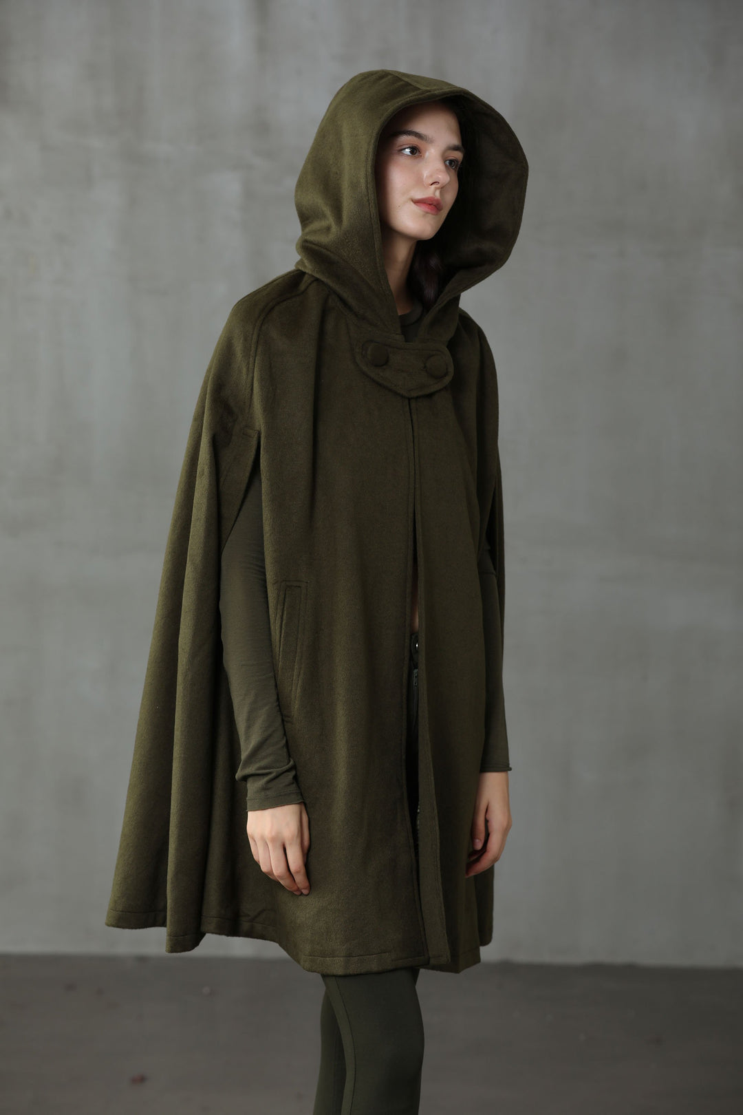 The New Yorker | Hooded Cashmere Cape