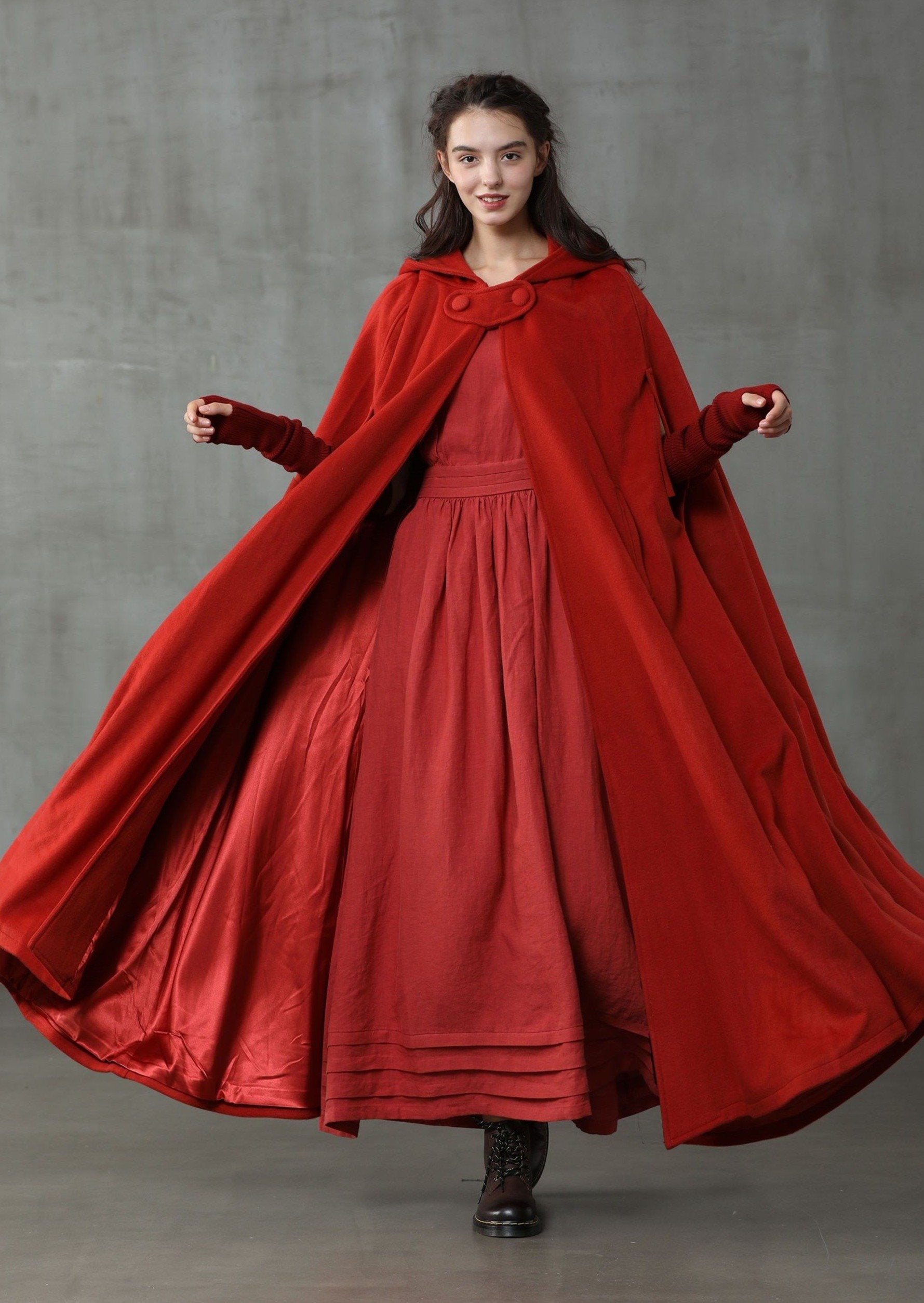 Red coat cape sales