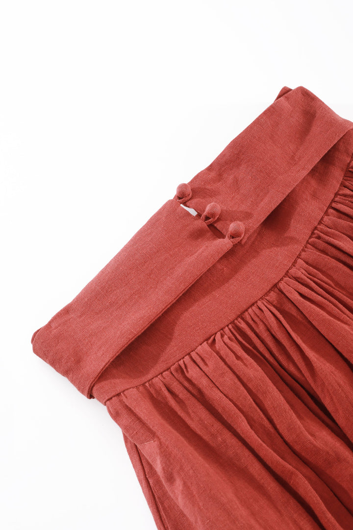 Hannah 38 |  Girdle linen skirt