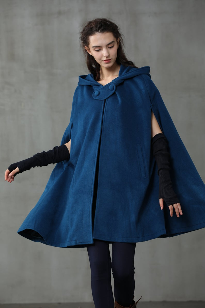 The New Yorker | Hooded Cashmere Cape