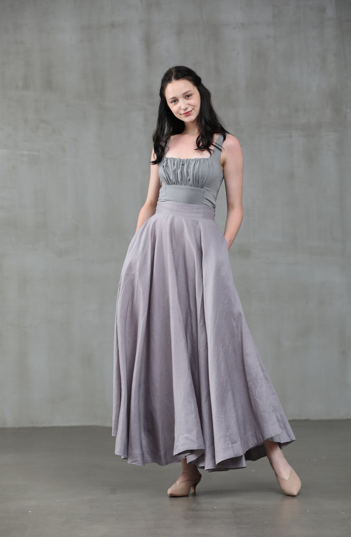 Cherry 22 | silver gray skirt