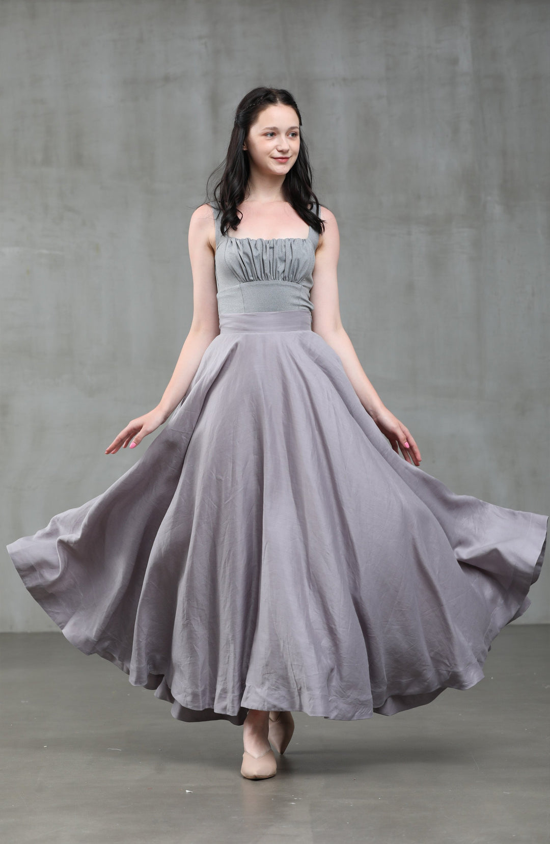 Cherry 22 | silver gray skirt