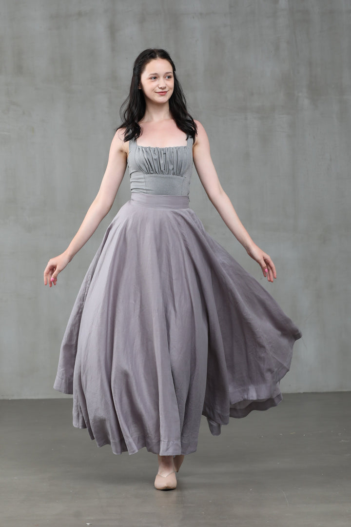 Cherry 22 | silver gray skirt