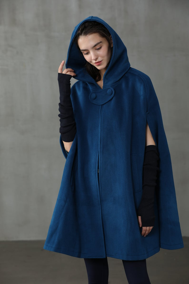 The New Yorker | Hooded Cashmere Cape