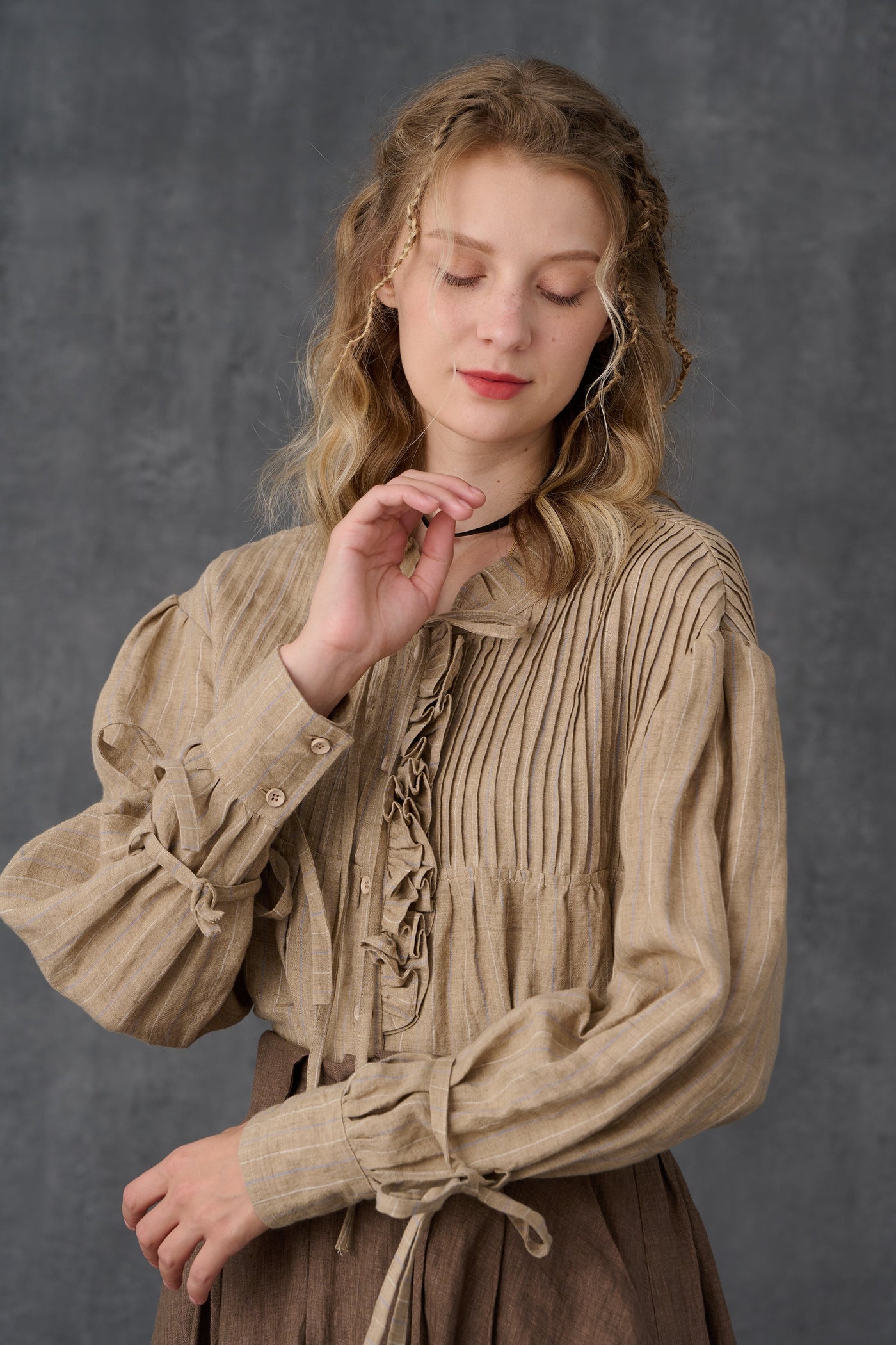 Citron 11 | Edward linen blouse shirt – Linennaive