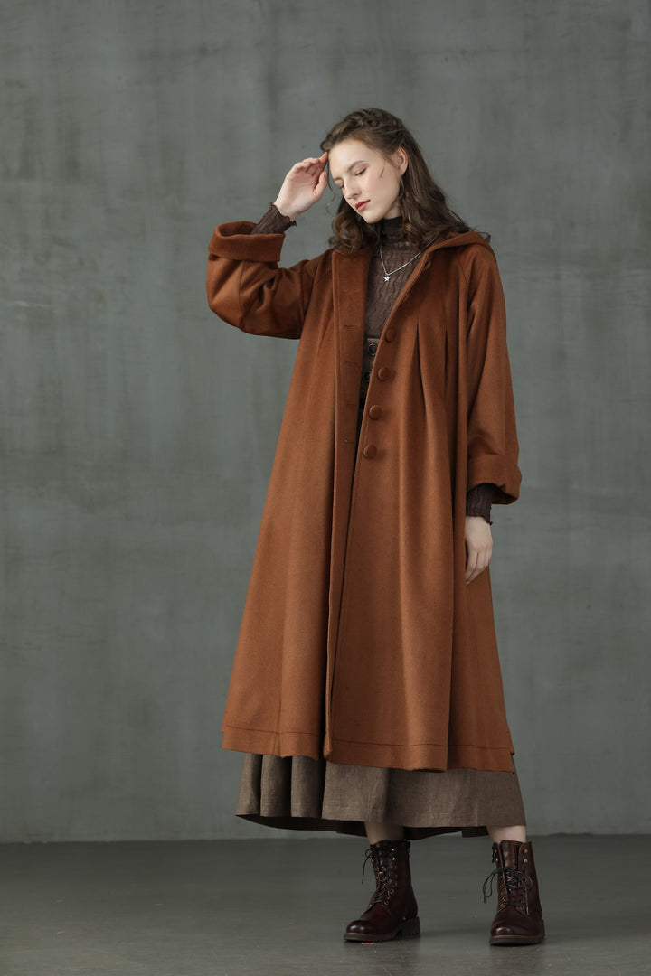 Academy 06 | hooded wool coat jacket