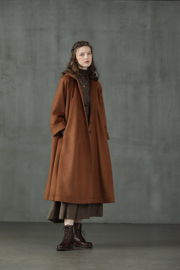 Academy 06 | hooded wool coat jacket