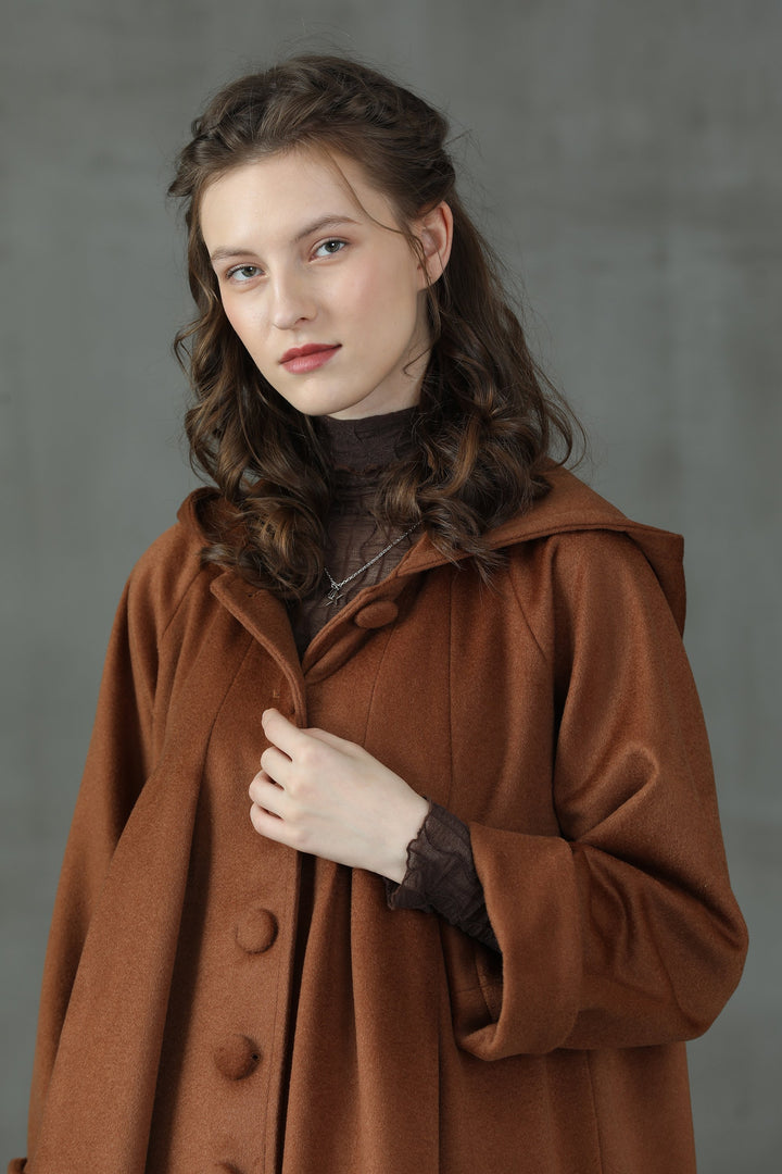 Academy 06 | hooded wool coat jacket