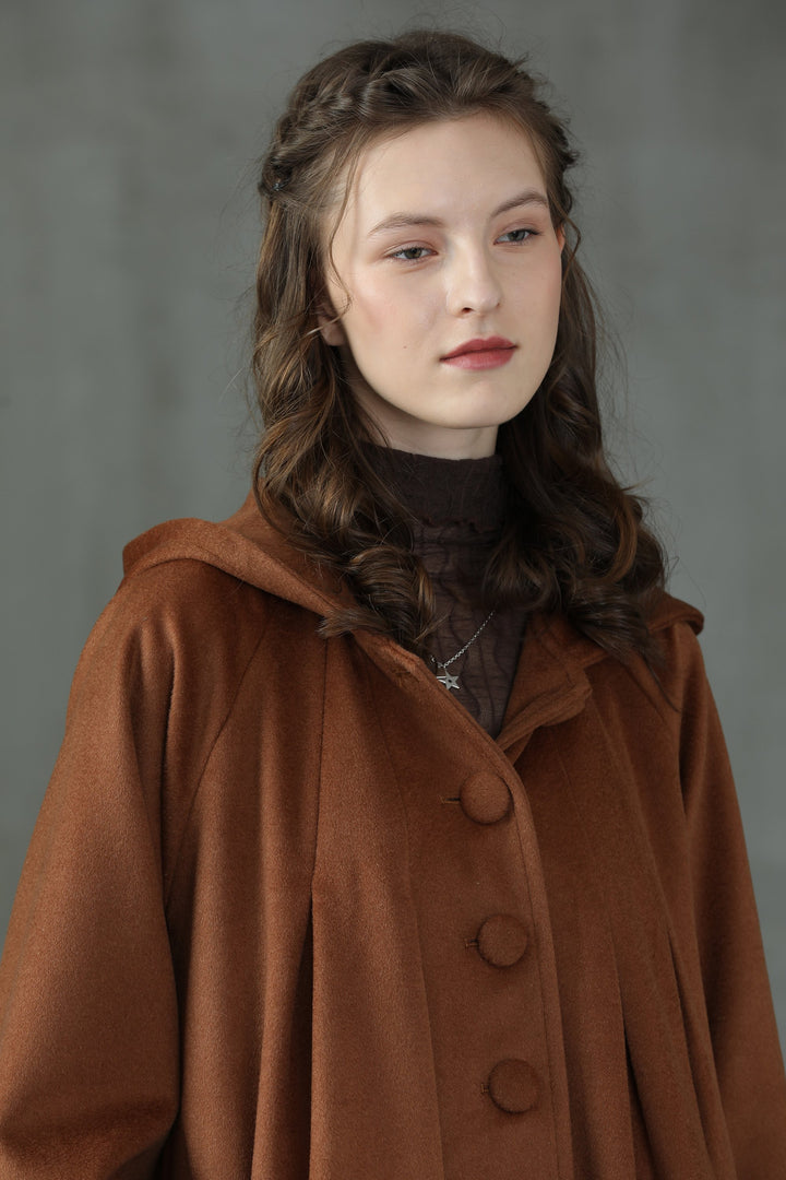 Academy 06 | hooded wool coat jacket