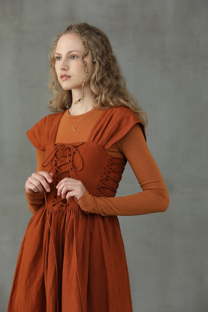 Christmas Glory 33 | Front Lace-up Dress