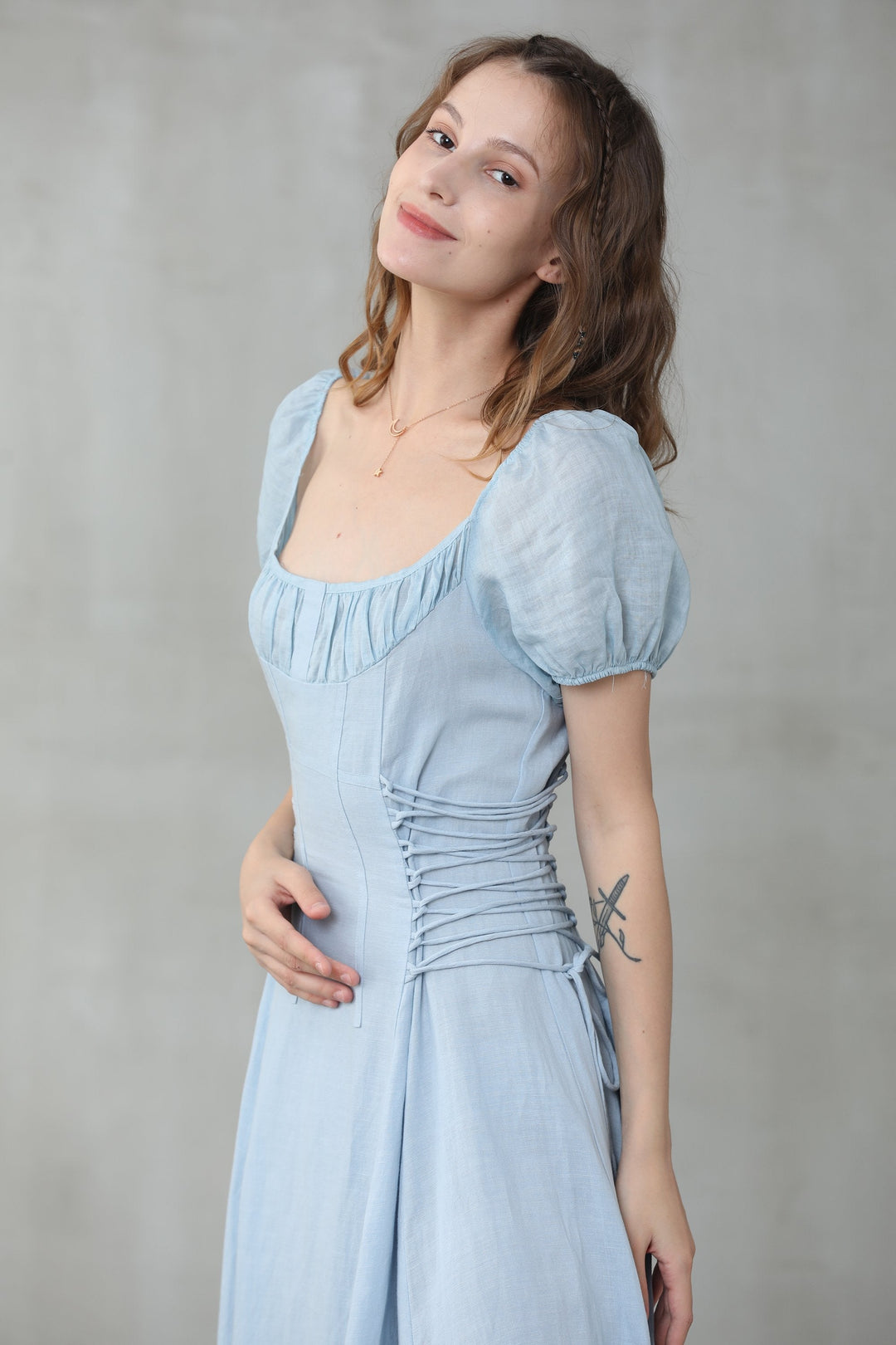 YLANG 18 | Cinderella Linen Dress