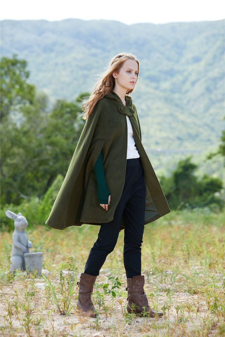 The New Yorker | Hooded Cashmere Cape