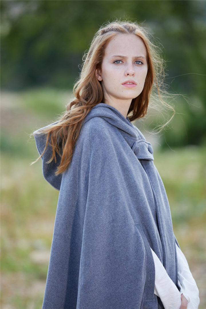 The New Yorker | Hooded Cashmere Cape