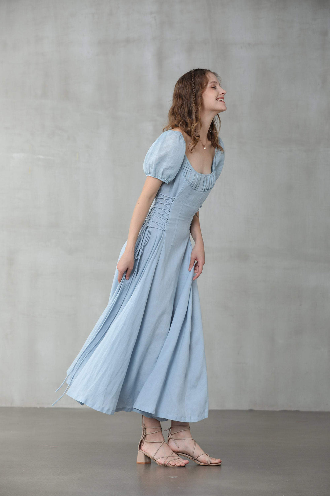 YLANG 18 | Cinderella Linen Dress