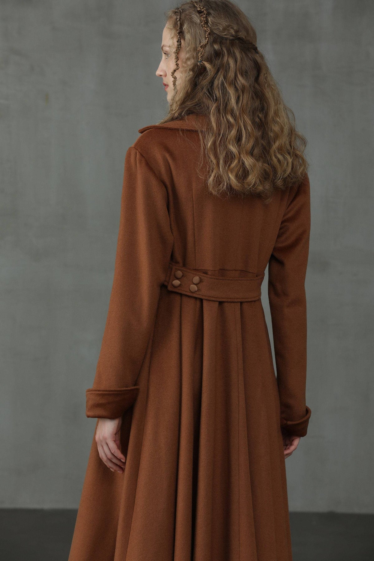 Shakespeare 33 | 100% Wool Maxi Coat Jacket – Linennaive