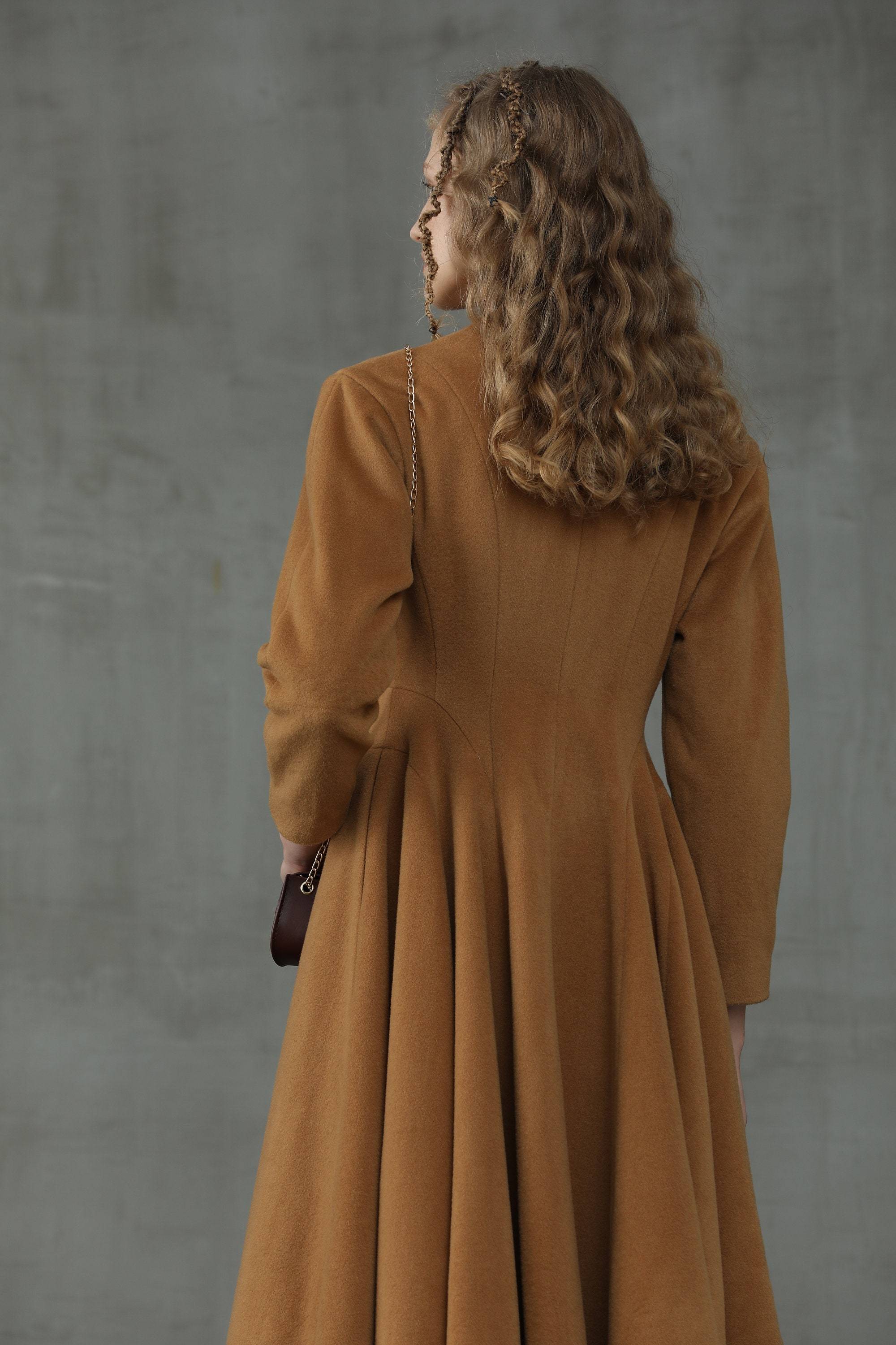Little Women 22 Wool Coat in Tan