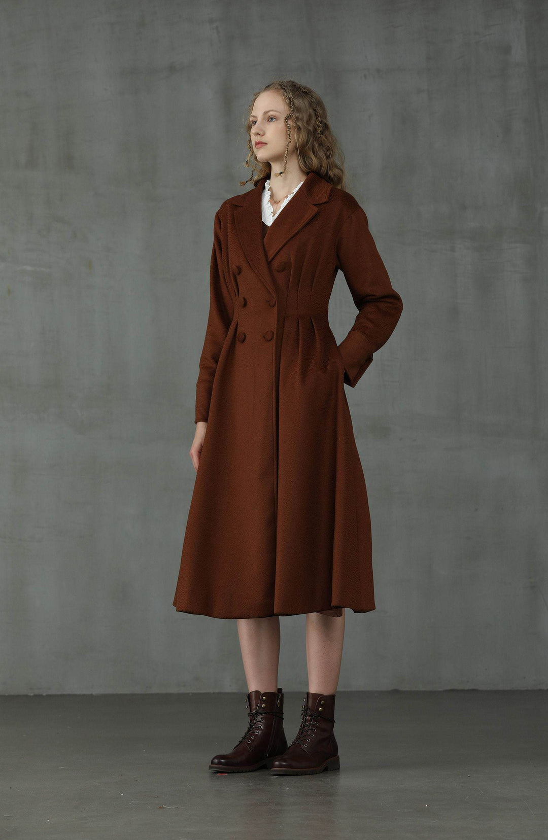 A Romance 31 | Double breasted wool coat