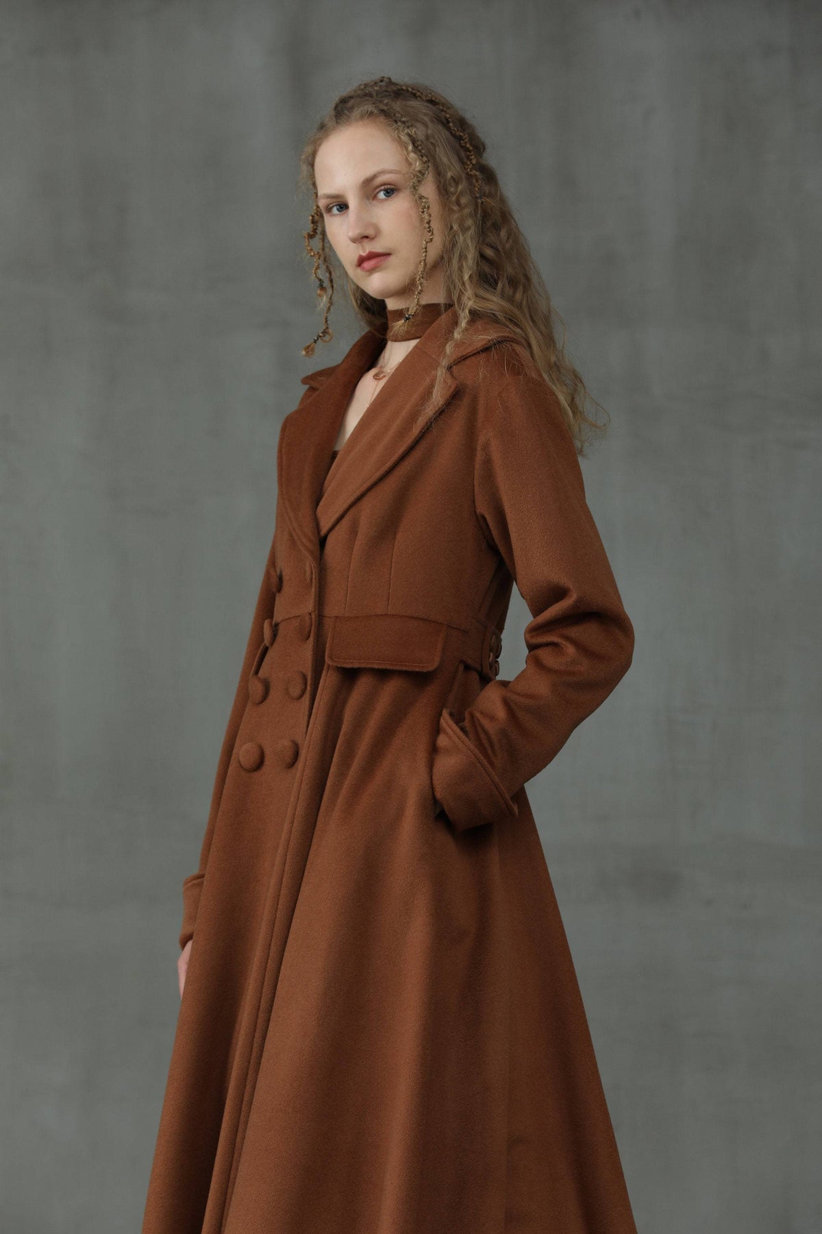 Shakespeare 33 | 100% Wool Maxi Coat Jacket – Linennaive