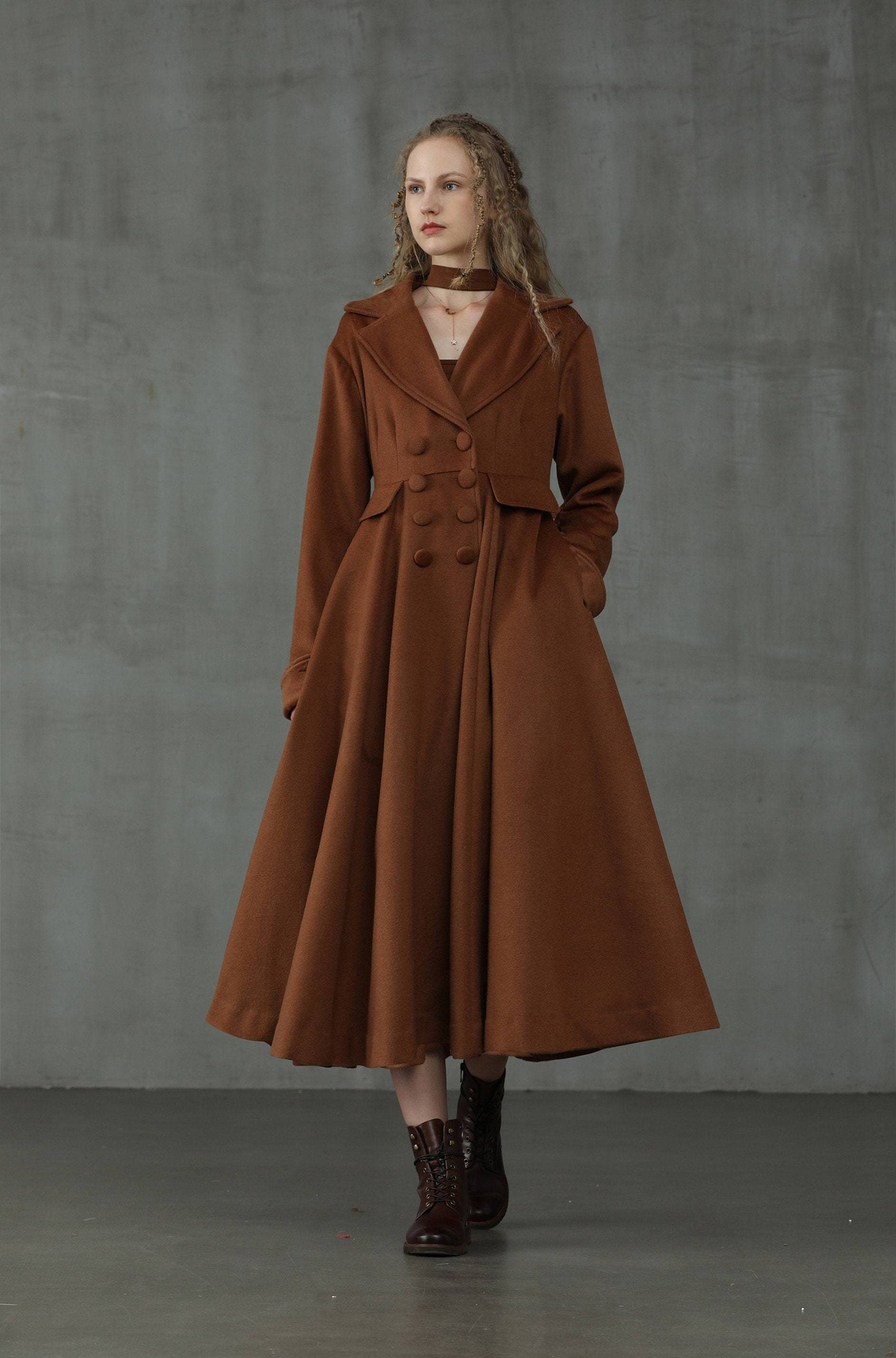 Shakespeare 33 | 100% Wool Maxi Coat Jacket – Linennaive