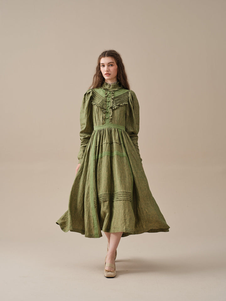 MARY 18 | VINTAGE LINEN DRESS GOWN