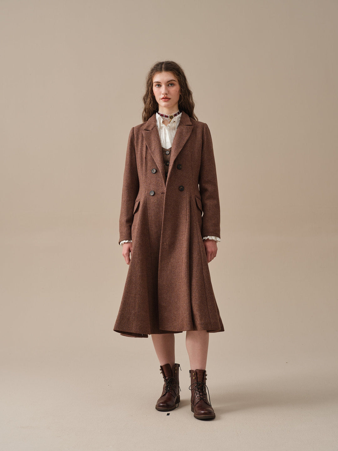 The Roman Holiday 17 | 100% wool classic coat