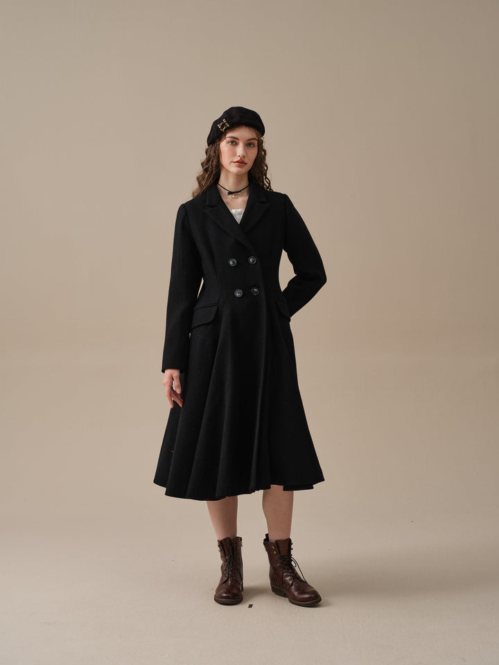 The Roman Holiday 17 | 100% wool classic coat