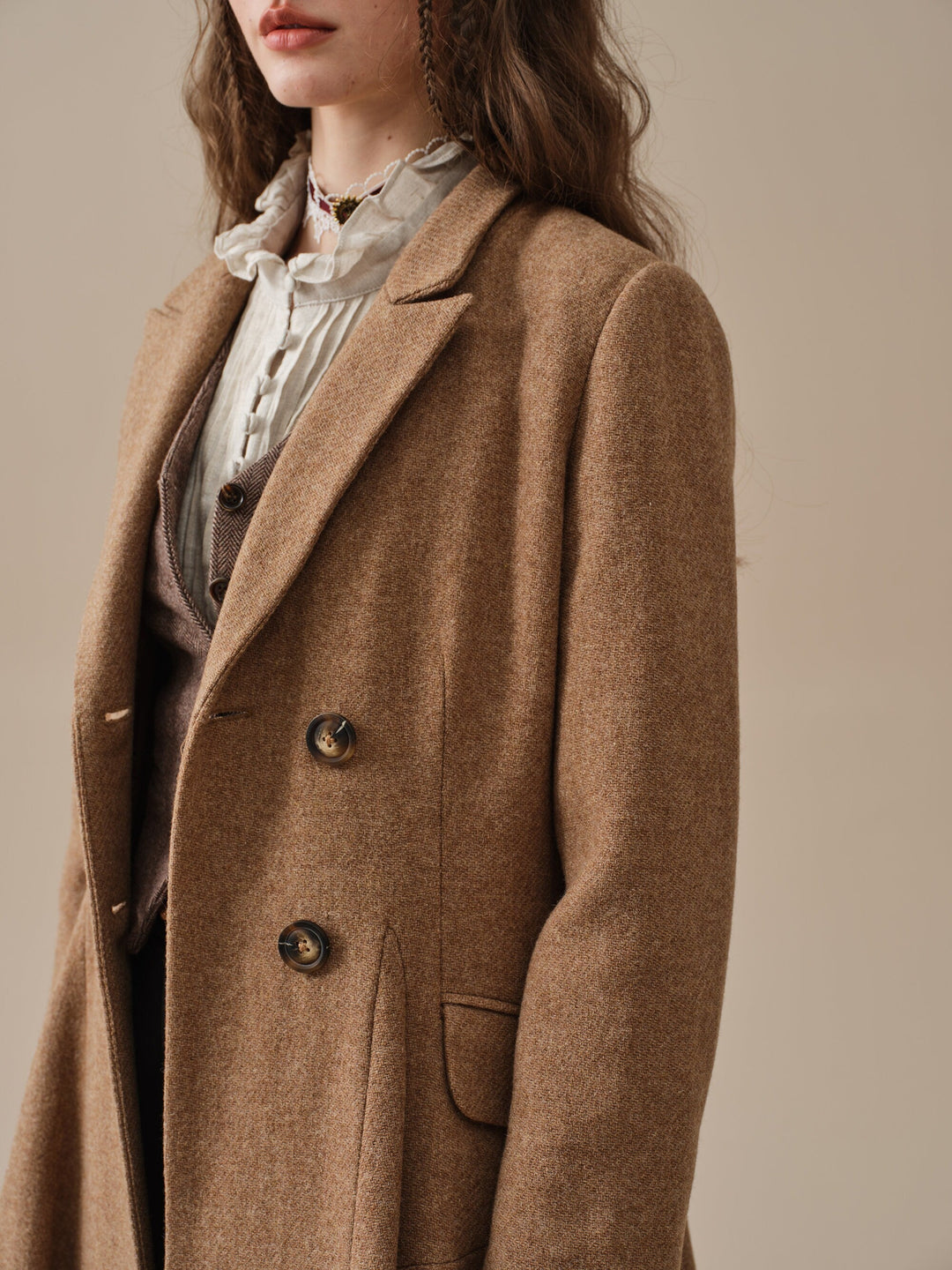 The Roman Holiday 17 | 100% wool classic coat