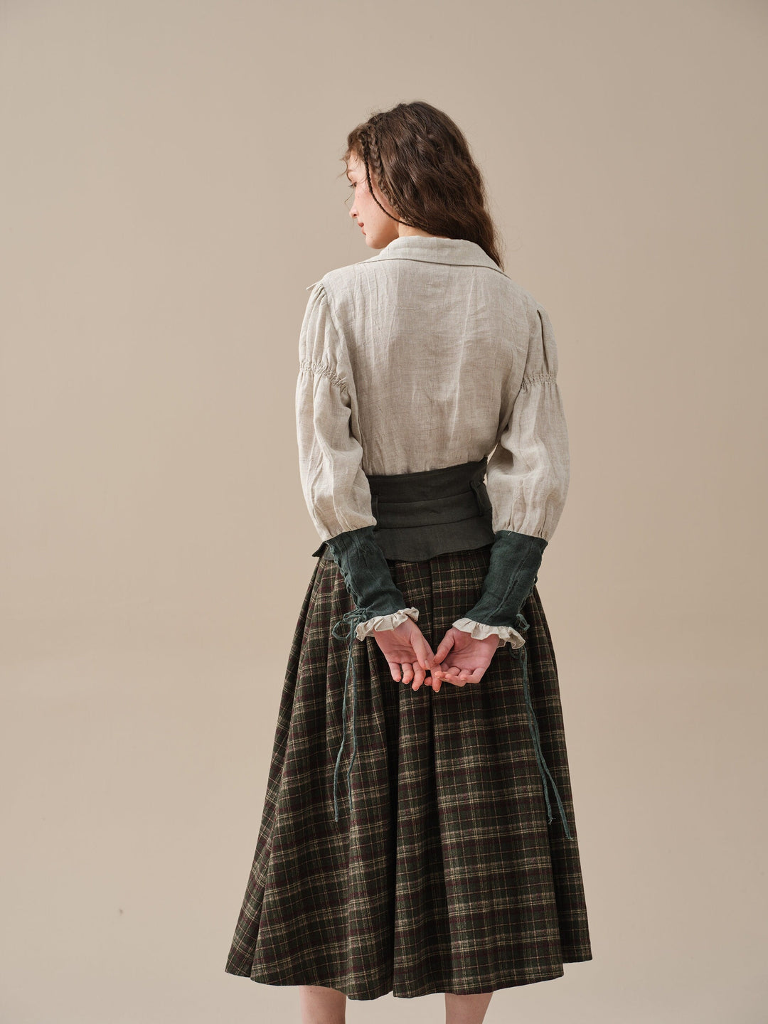 Tina 43 | corset wool skirt