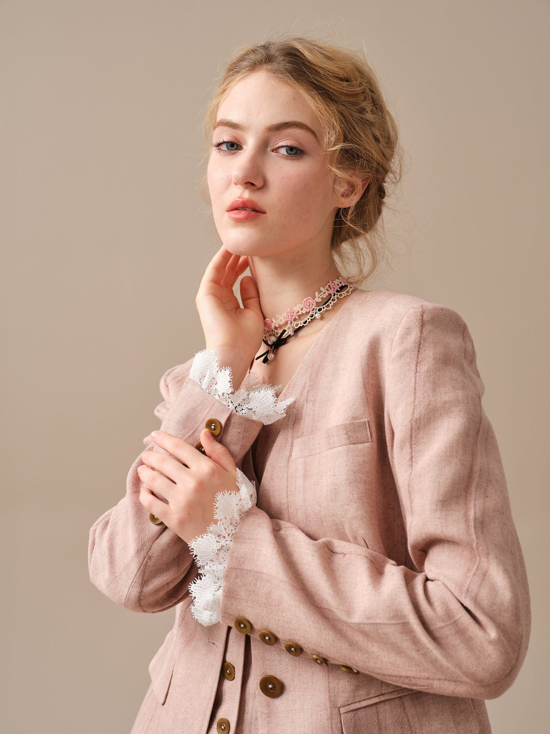 Mae 30 | 100% Linen Jacket with Vest